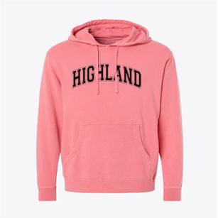 Highland Town Elementary School 237 Varsity Arch Pigment-Dyed Hoodie