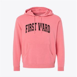 First Ward Elementary School Varsity Arch Pigment-Dyed Hoodie