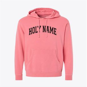 Holy Name School Varsity Arch Pigment-Dyed Hoodie