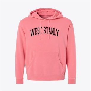 West Stanly High School Varsity Arch Pigment-Dyed Hoodie