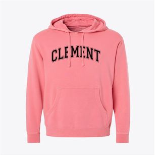 Clement Elementary School Varsity Arch Pigment-Dyed Hoodie