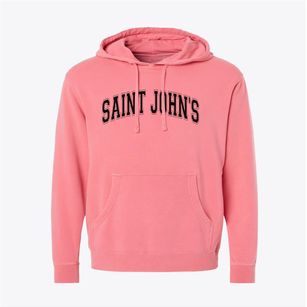 Saint John's Christian School Varsity Arch Pigment-Dyed Hoodie