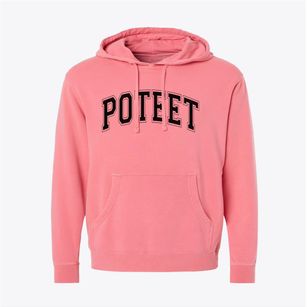 Poteet Elementary School Varsity Arch Pigment-Dyed Hoodie