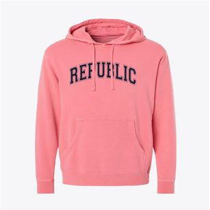 Republic School Varsity Arch Pigment-Dyed Hoodie