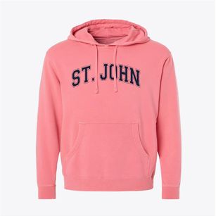 Saint John Elementary School Varsity Arch Pigment-Dyed Hoodie