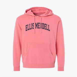 Ellis Mendell Elementary School Varsity Arch Pigment-Dyed Hoodie