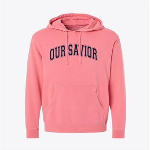 Our Savior Lutheran School Varsity Arch Pigment-Dyed Hoodie