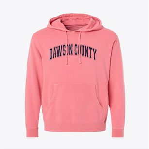 Dawson County District 29 School Varsity Arch Pigment-Dyed Hoodie