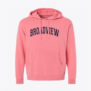 Broadview Middle School Varsity Arch Pigment-Dyed Hoodie