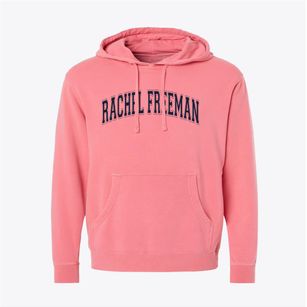 Rachel Freeman Elementary School Varsity Arch Pigment-Dyed Hoodie