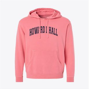 Howard L Hall Elementary School Varsity Arch Pigment-Dyed Hoodie