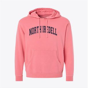North Iredell Middle School Varsity Arch Pigment-Dyed Hoodie