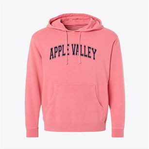 Apple Valley Middle School Varsity Arch Pigment-Dyed Hoodie