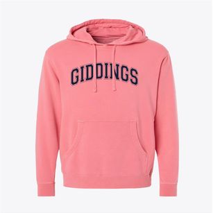 Giddings Primary School Varsity Arch Pigment-Dyed Hoodie