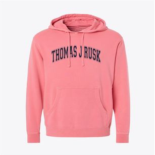 Thomas J Rusk Middle Shcool Varsity Arch Pigment-Dyed Hoodie