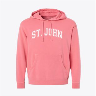 Saint John Elementary School Varsity Arch Pigment-Dyed Hoodie