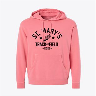 Saint Mary's Cathedral School Track and Field Pigment-Dyed Hoodie