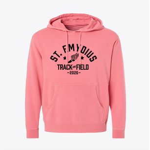 Saint Emydius School Track and Field Pigment-Dyed Hoodie