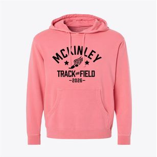 Mckinley Primary Center Track and Field Pigment-Dyed Hoodie