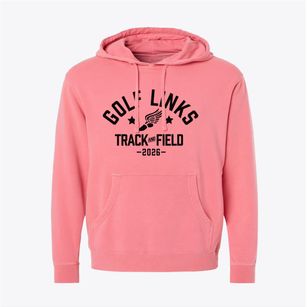 Golf Links Christian Academy Track and Field Pigment-Dyed Hoodie
