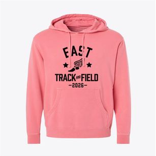 East Elementary School Track and Field Pigment-Dyed Hoodie