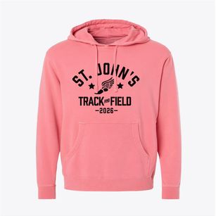 St. John''s University Jamaica Track and Field Pigment-Dyed Hoodie