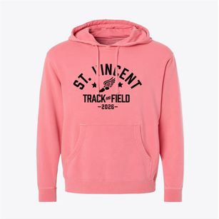 Saint Vincent De Paul School Track and Field Pigment-Dyed Hoodie