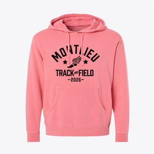 Montlieu Math & Science Academy Track and Field Pigment-Dyed Hoodie