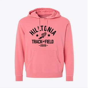 Hilltonia Middle School Track and Field Pigment-Dyed Hoodie