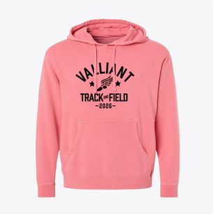 Valliant High School Track and Field Pigment-Dyed Hoodie