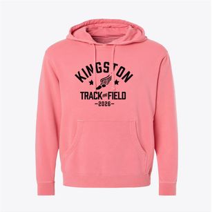 Kingston Elementary School Track and Field Pigment-Dyed Hoodie