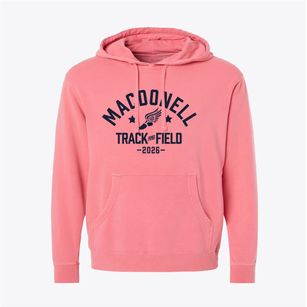 Macdonell Elementary School Track and Field Pigment-Dyed Hoodie