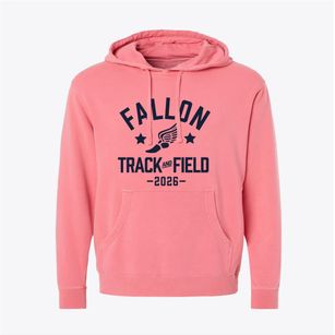 Eleanor Murray Fallon School Track and Field Pigment-Dyed Hoodie
