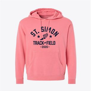 Saint Simon The Apostle School Track and Field Pigment-Dyed Hoodie