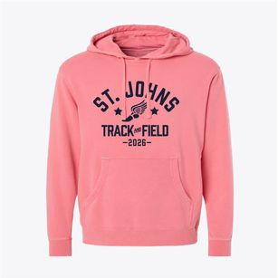 Saint Johns Middle School Track and Field Pigment-Dyed Hoodie