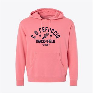 Ps 39 C D Defuccio Elementary School Track and Field Pigment-Dyed Hoodie