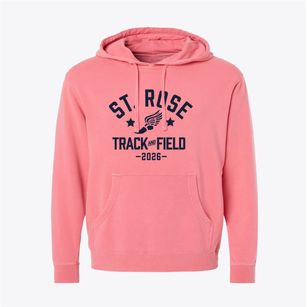 Saint Rose School Track and Field Pigment-Dyed Hoodie