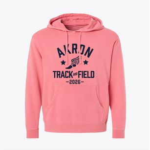 Akron Early College High School Track and Field Pigment-Dyed Hoodie