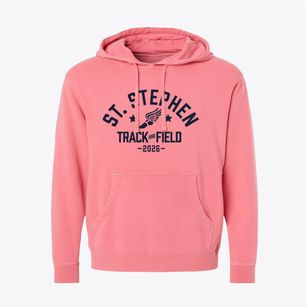 Saint Stephen School Track and Field Pigment-Dyed Hoodie