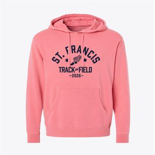 Saint Francis School Track and Field Pigment-Dyed Hoodie