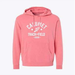 Calumet Academy School Track and Field Pigment-Dyed Hoodie