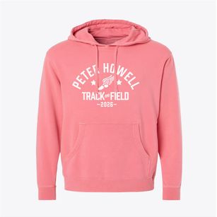 Peter Howell Elementary School Track and Field Pigment-Dyed Hoodie