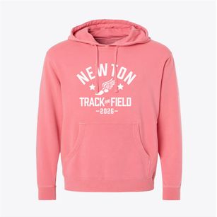 Newton Christian School Track and Field Pigment-Dyed Hoodie