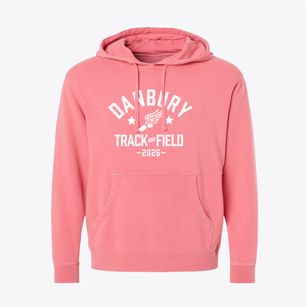 Danbury Catholic School Track and Field Pigment-Dyed Hoodie