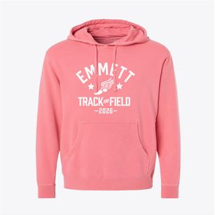 Emmett Elementary School Track and Field Pigment-Dyed Hoodie