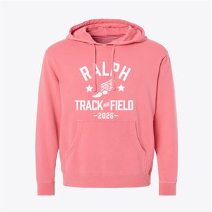 Ralph Waldo Emerson Elementary School Track and Field Pigment-Dyed Hoodie