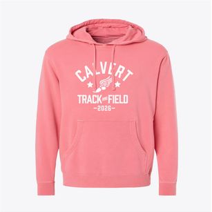 Calvert High School Track and Field Pigment-Dyed Hoodie