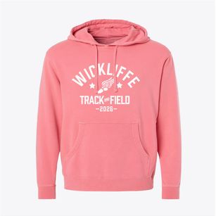 Wickliffe Elementary School Track and Field Pigment-Dyed Hoodie