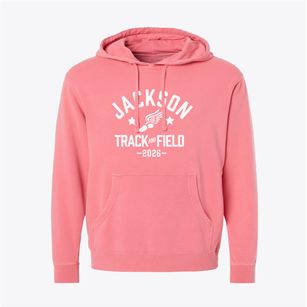 Jackson Middle School Track and Field Pigment-Dyed Hoodie