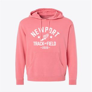 Newport Middle School Track and Field Pigment-Dyed Hoodie